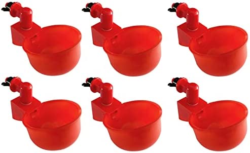 Abreuvoir Automatique Pour Volaille, Abreuvoirs Automatiques Pour Volaille Paquet De 4 / Paquet De 6 Abreuvoir à Tétines D'eau De Poulet Pour Les Arrière-cours Poulets Troupeau Canards Oiseau Pigeons