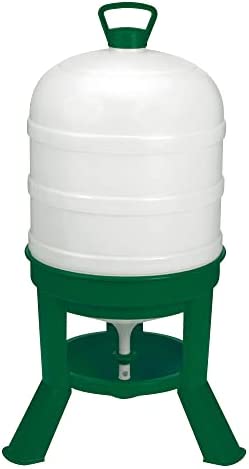Ducatillon Abreuvoir Poules et volailles Grand Volume sur Pieds 40 litres Vert