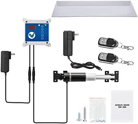 Ouvre-porte Automatique Poulailler Titan - Avec Minuterie - Alimentation 4xAA - Porte Jusqu'à 1kg